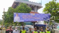 Puluhan Anggota Senkom Kota Semarang Melaksanakan Pengamanan Di Ponpes Shirothol Mustaqim Menyambut Menteri Perdagangan RI