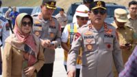 Kapolres Simalungun Mendampingi Kapolda Sumut Cek Kesiapan Jalan Tol Sinaksak, Prediksi Arus Mudik meningkat