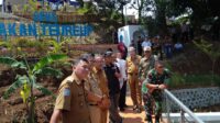 Wali Kota Bandung H.Yana Mulyana SE.,MM,.Kembali Meresmikan Kolam Retensi Seke ( Mata Air ) Bakan Citeureup