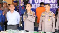 Polres Siak Gelar Konferensi Pers Ungkap Puluhan Kilo Narkotika Jenis Sabu dan Ribuan Pil Ekstasi