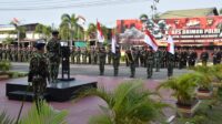 Dansatbrimob Polda Kalbar Pimpin Upacara Hari Kesararan Nasional