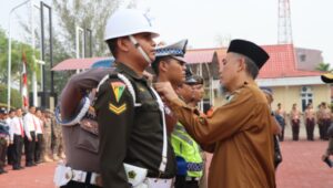 Kapolres Dumai Pimpin Apel Gelar Pasukan Operasi Ketupat LK 2023