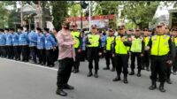 Senkom Mitra polri kota Semarang Hadiri Gelar Pasukan Operasi Ketupat Candi 2023 di Balai kota Semarang