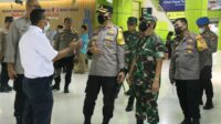 Dandim 0501/JP Dampingi Kapolres Metro Jakarta Pusat Tinjau 2 Stasiun Besar Di Jakarta Pusat