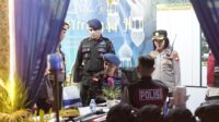 Dansatbrimob Lakukan Pengecekan Di Posko Pengamanan Lebaran Tahun 2023