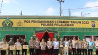 Wakapolda Riau Lakukan Pengecekan dan Peninjauan Pos PAM KM 55 Ops Ketupat Lancang Kuning 2023 Polres Pelalawan