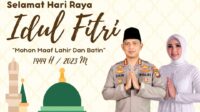Kapolres Metro Tangerang Kota Mengucapkan Selamat Hari Raya Idul Fitri 1444 H