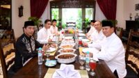 Hari Pertama Lebaran, Presiden Jokowi Silaturahmi Dengan Menhan
