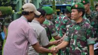 Dandim 0501/JP Letkol Inf Bangun Siregar Pimpin Apel Pengecekan Personil Cuti Kembali Lebaran 1444 H