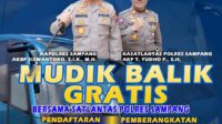 Polres Sampang Siapkan 2 Bus Gratis Pemudik Balik Menuju Surabaya Dan Jakarta