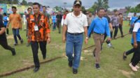 Dr H Kamsol MM Buka Turnamen Sepok Bola Persatuan Pemuda Pulau Balai