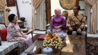 Jokowi dan Iriana Halal Bihalal ke Kediaman Megawati Soekarnoputri di Teuku Umar