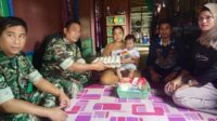 Jumat Berkah, Kodim 1013/Mtw Beri Bantuan Anak-Anak Penderita Stunting