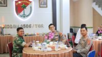 Jalin Sinergitas, Kapolrestro Tangerang Kota dan Jajaran Bersilaturahmi ke Kodim 0506 Tangerang