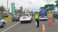 Urai Kemacetan, Satlantas Polrestro Tangerang Rekayasa Lalin di Aloha PIK 2