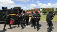 Latihan Peningkatan Kemampuan Urban Warfare Brimob Kalbar