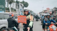 Kawasan Puncak Berlakukan Sistem One Way, Kapolres Bogor Turun Langsung Lakukan Pendorongan Arus Kendaraan