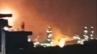Kilang Minyak Pertamina Dumai Meledak