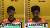 Dalam Sehari, Satresnarkoba Polres Kuansing Bekuk Dua Penyalahgunaan Narkotika Jenis Sabu