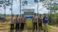 Untuk Memastikan Kondisi Aset Polres Pelalawan, AKBP Suwinto SH SIK Bersama Rombongan Turun Langsung Kelapangan