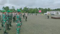 Kodim 1710/Mimika Bersama Polres Mimika Laksanakan Apel Pengamanan Mayday