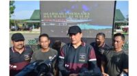 Pangdam IM dan Kapolda bersama Parjurit TNI Polri Kompak Berdampingan Olah raga dan Halal Bihalal bersama di Lapangan Blang Padang