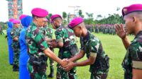 Komandan Pasmar 3 Pimpin Apel Khusus Dan Halal Bihalal Prajurit Pasmar 3