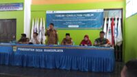 Babinsa Desa Mangunjaya Hadiri Rapat Koordinasi Forum Konsultasi Publik (FKP) Regsosek 2023