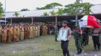 Wakil Bupati Yalimo Meninggal Dunia, Dandim 1702/JWY Pimpin Proses Pemakaman