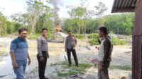 Personil Gabungan Polres Kuansing Lakukan Penindakan PETI di Dusun Sungai Geringging