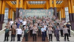 Undang Pemprov dan Forkopimda, Irjen Pol Mohammad Iqbal Inisiasi Halal Bihalal di Mapolda Riau