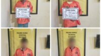 Unit Reskrim Polsek Sungai Sembilan Bekuk Empat Pelaku Pencurian di Kelurahan Lubuk Gaung