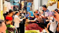 Kunjungi Pasar Natar Lampung, Presiden Tinjau Harga Komoditas Pangan
