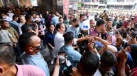 Presiden Jokowi Tinjau Aktivitas Perdagangan Pascalebaran di Jakarta