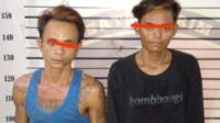 Resahkan Warga, Duo Maling Sadis Digelandang Iptu J Simamora ke Mako Polsek Percut Sei Tuan