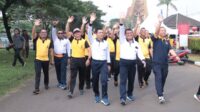 Kapolda Metro Jaya dan PJU olahraga bersama jajaran Puspomal