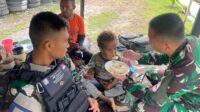 Satgas Yonif Raider 200/BN Berikan Layanan Kesehatan Terbaik Kepada Masyarakat Elelim