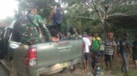 Kesigapan Satgas Yonif 143/TWEJ Pertemukan Orang Tua Dengan Anak Di Papua