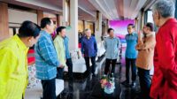 Hari Kedua Puncak KTT Ke-42 ASEAN, Para Pemimpin Kenakan Tenun Songke Manggarai