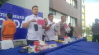 Polda Riau Gelar Press Conference OTT Kadinkes Kampar dan Kapus Sibiruang