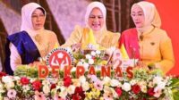 Ibu Iriana dan Anggota OASE KIM Hadiri Peringatan HUT Dekranas ke-43 Tahun 2023