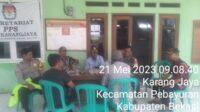 Melalui Komsos Babinsa Koramil 11 Pebayuran Bangun Kebersamaan