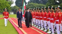 Presiden Jokowi Sambut Kunjungan Kenegaraan Presiden Iran di Istana Bogor