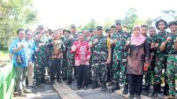 Tim Wasev Mabes TNI AD di Dampingi Dansatgas Tinjau Langsung Lokasi TMMD Reguler ke-116