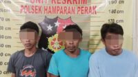 Unit Reskrim Polsek Hamparan Perak Ringkus Tiga Pelaku Pencurian