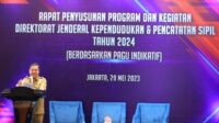 Dirjen Teguh Sampaikan Arahan Mendagri Dalam Penyusunan Program dan Kegiatan Dukcapil