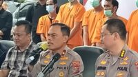 Wakapolda Riau Pimpin Press Conference dan Pemusnahan Barang Bukti Sabu 13.264.72 Gram dan Pil Kkstasi 269 Butir