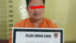 Bacok Paha Pengejarnya Pakai Egrek Karena Curi Sawit, Pria Ini Diringkus Polsek Simpang Kanan