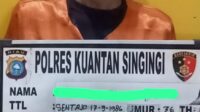 Kurang Dari 24 Jam, Satreskrim Polres Kuansing Berhasil Bekuk Pelaku Begal