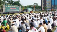 Sepuluh Ribu Jamaah Hadiri Sholat Idul Adha 1444 Hijriah di Halaman Mapolda Riau